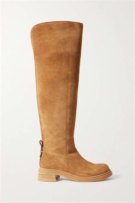 chloe suede boots.